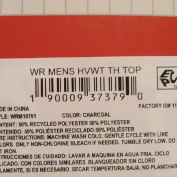 Men's Wrangler Heavy Weight Thermal Top, Shirt - Picture 3 of 3